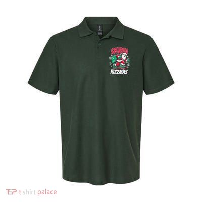 Skibidi Rizzmas Funny Santa Rizz Christmas Polo