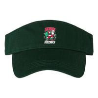 Skibidi Rizzmas Funny Santa Rizz Christmas Valucap Bio-Washed Visor