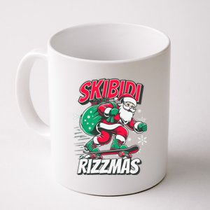 Skibidi Rizzmas Funny Santa Rizz Christmas Coffee Mug