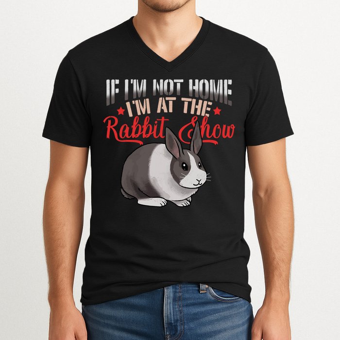 Show Rabbit For Dutch Rabbit Owner  V-Neck T-Shirt