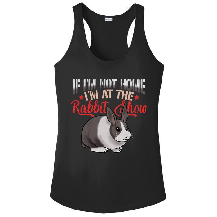 Show Rabbit For Dutch Rabbit Owner  Ladies PosiCharge Competitor Racerback Tank