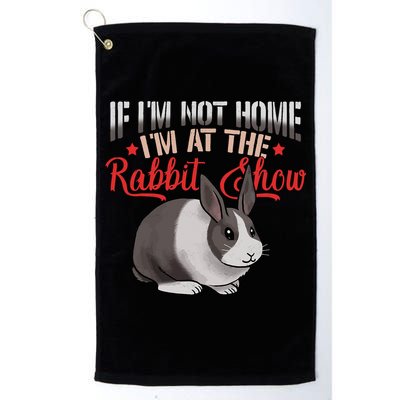 Show Rabbit For Dutch Rabbit Owner  Golf Towel