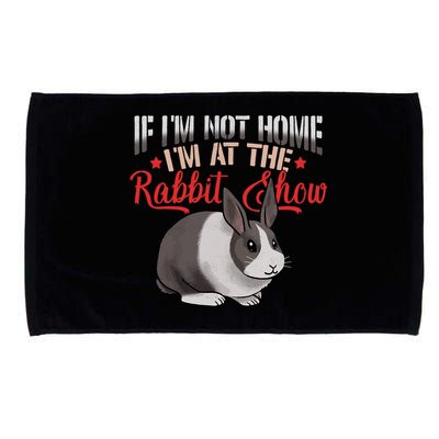 Show Rabbit For Dutch Rabbit Owner  Microfiber Hand Towel