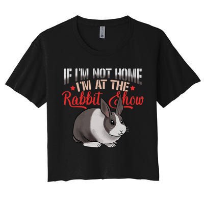 Show Rabbit For Dutch Rabbit Owner  Crop Top