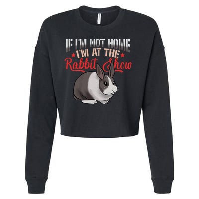 Show Rabbit For Dutch Rabbit Owner  Cropped Pullover Crew