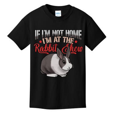 Show Rabbit For Dutch Rabbit Owner  Kids T-Shirt