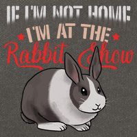 Show Rabbit For Dutch Rabbit Owner  Cotton Canvas Backpack