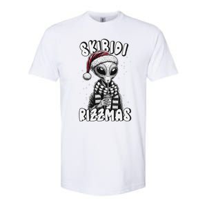 Skibid.I Rizzmas Funny Santa Alien Xmas Softstyle CVC T-Shirt