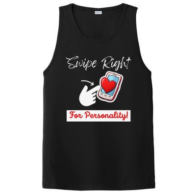 Swipe Right For Personality Humor Premium PosiCharge Competitor Tank