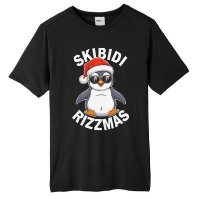 Skibid.I Rizzmas Funny Christmas Christmas Season Penguin Tall Fusion ChromaSoft Performance T-Shirt