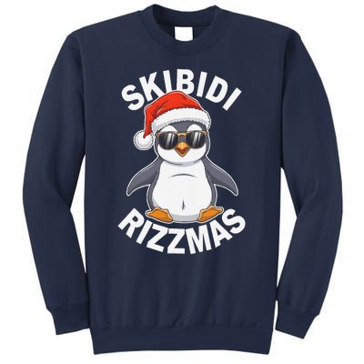 Skibid.I Rizzmas Funny Christmas Christmas Season Penguin Sweatshirt