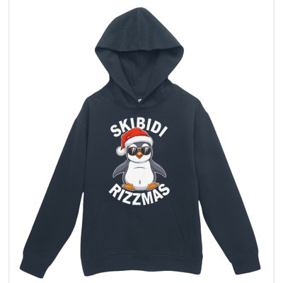 Skibid.I Rizzmas Funny Christmas Christmas Season Penguin Urban Pullover Hoodie