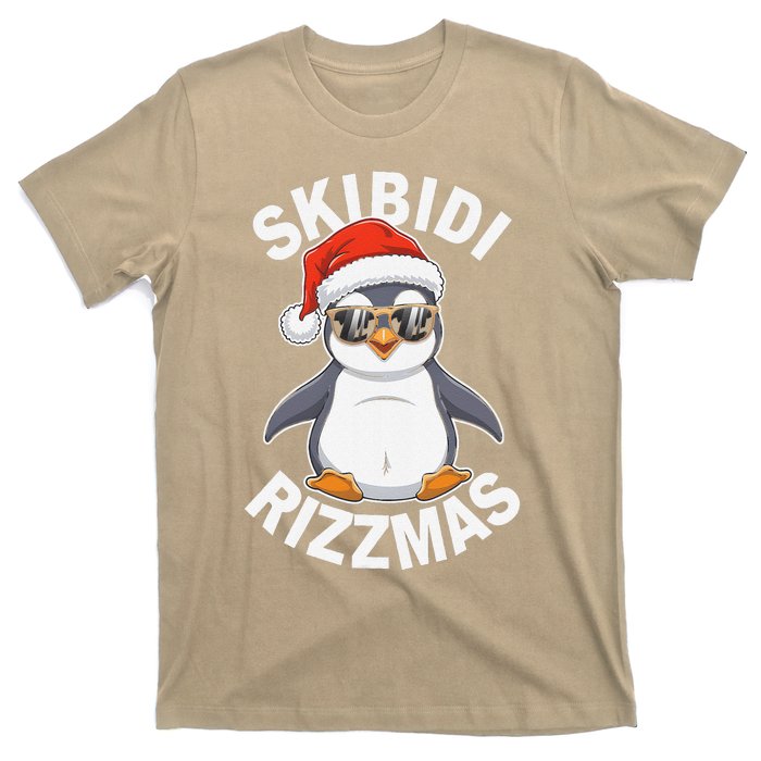 Skibid.I Rizzmas Funny Christmas Christmas Season Penguin T-Shirt