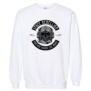 Space Rebellion Fortune Favors The Brave Garment-Dyed Sweatshirt