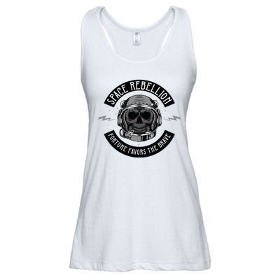 Space Rebellion Fortune Favors The Brave Ladies Essential Flowy Tank