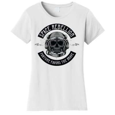 Space Rebellion Fortune Favors The Brave Women's T-Shirt