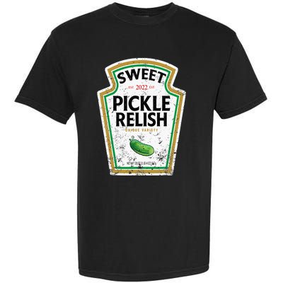 Sweet Relish Funny Halloween Condiment Green Pickle Garment-Dyed Heavyweight T-Shirt