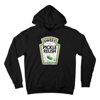 Sweet Relish Funny Halloween Condiment Green Pickle Hoodie