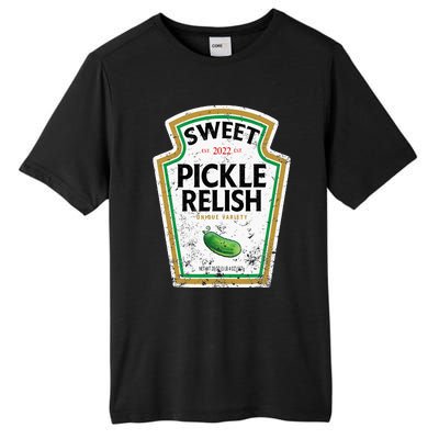 Sweet Relish Funny Halloween Condiment Green Pickle Tall Fusion ChromaSoft Performance T-Shirt