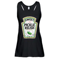 Sweet Relish Funny Halloween Condiment Green Pickle Ladies Essential Flowy Tank