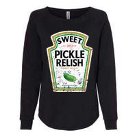 Sweet Relish Funny Halloween Condiment Green Pickle Womens California Wash Sweatshirt