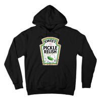 Sweet Relish Funny Halloween Condiment Green Pickle Tall Hoodie