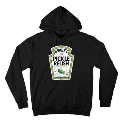 Sweet Relish Funny Halloween Condiment Green Pickle Tall Hoodie