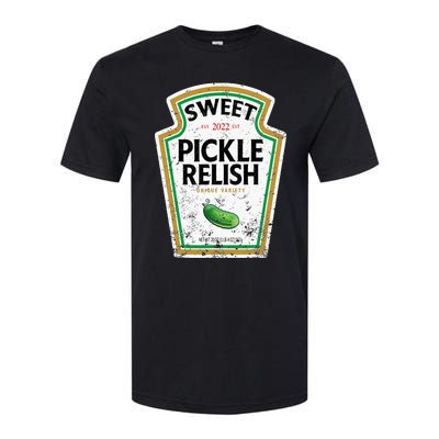 Sweet Relish Funny Halloween Condiment Green Pickle Softstyle CVC T-Shirt