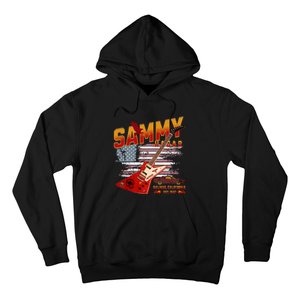 Sammy Red Guitar Rock Both Worlds Vh Concert Hoodie