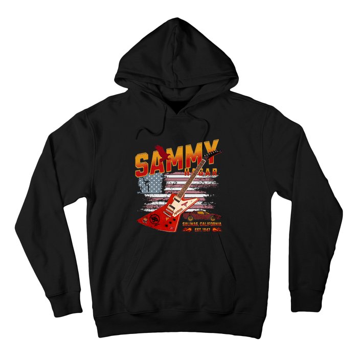 Sammy Red Guitar Rock Both Worlds Vh Concert Hoodie