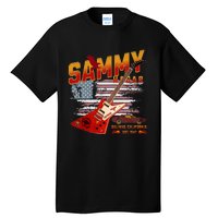 Sammy Red Guitar Rock Both Worlds Vh Concert Tall T-Shirt