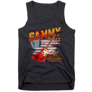 Sammy Red Guitar Rock Both Worlds Vh Concert Tank Top