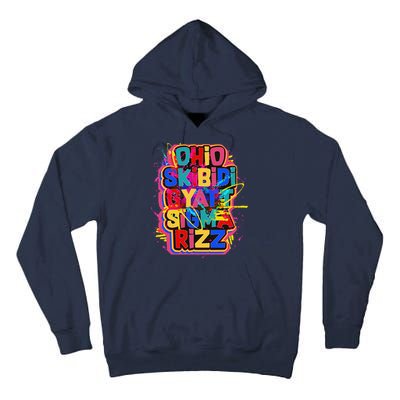 Skibid.I Rizz Gyatt Ohio Sigma Funny Rizzler Gift Toilet Meme Tall Hoodie