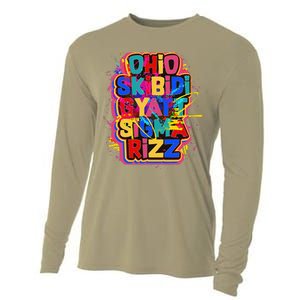 Skibid.I Rizz Gyatt Ohio Sigma Funny Rizzler Gift Toilet Meme Cooling Performance Long Sleeve Crew