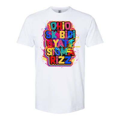 Skibid.I Rizz Gyatt Ohio Sigma Funny Rizzler Gift Toilet Meme Softstyle CVC T-Shirt