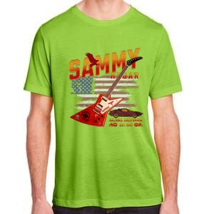 Sammy Red Guitar Rock Both Worlds Vh Concert Adult ChromaSoft Performance T-Shirt