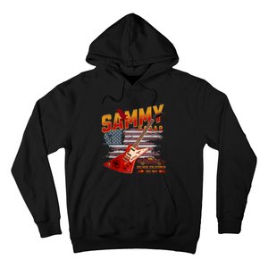 Sammy Red Guitar Rock Both Worlds Vh Concert Hoodie