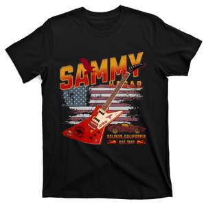 Sammy Red Guitar Rock Both Worlds Vh Concert T-Shirt