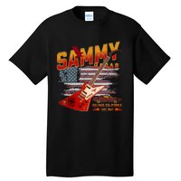 Sammy Red Guitar Rock Both Worlds Vh Concert Tall T-Shirt