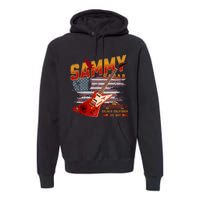 Sammy Red Guitar Rock Both Worlds Vh Concert Premium Hoodie