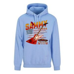 Sammy Red Guitar Rock Both Worlds Vh Concert Unisex Surf Hoodie