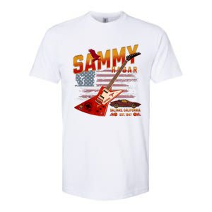 Sammy Red Guitar Rock Both Worlds Vh Concert Softstyle CVC T-Shirt