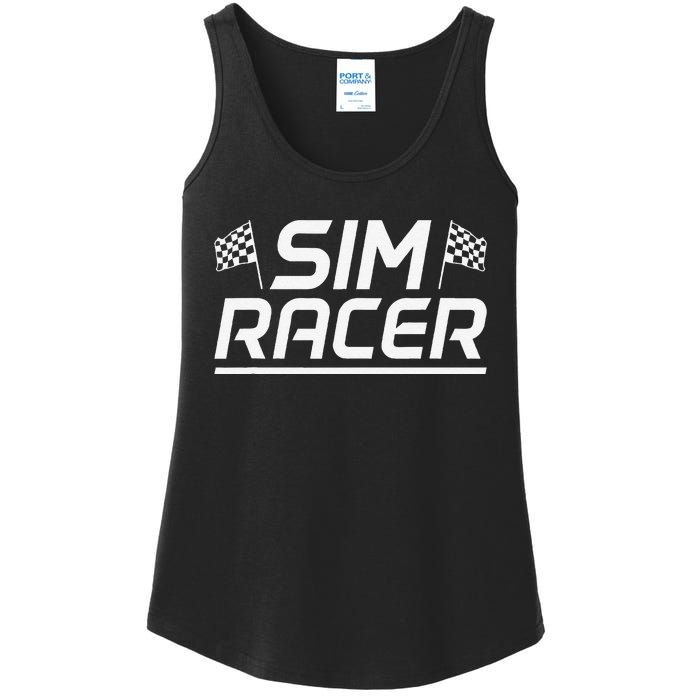 Sim Racer Gaming Simulation Race Car Sim Racing Ladies Essential Tank