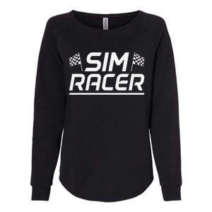 Sim Racer Gaming Simulation Race Car Sim Racing Womens California Wash Sweatshirt