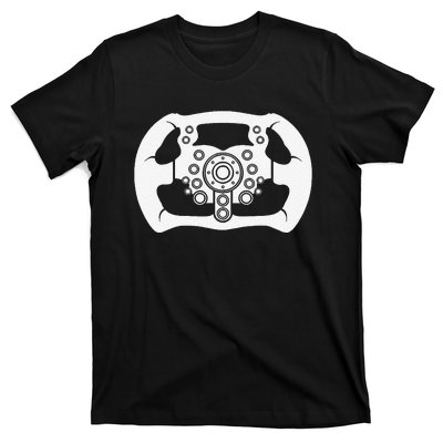 Sim Racer Gaming Car Race Simulation Sim Racing T-Shirt