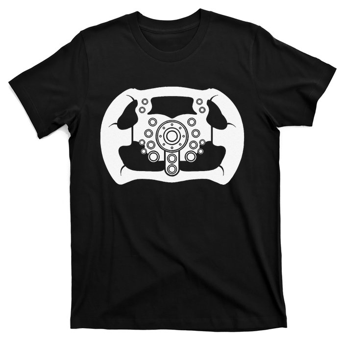 Sim Racer Gaming Car Race Simulation Sim Racing T-Shirt