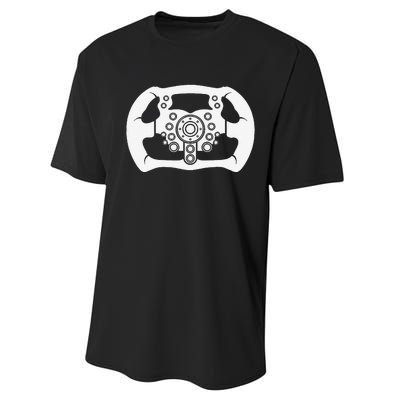 Sim Racer Gaming Car Race Simulation Sim Racing Performance Sprint T-Shirt