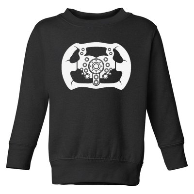 Sim Racer Gaming Car Race Simulation Sim Racing Toddler Sweatshirt