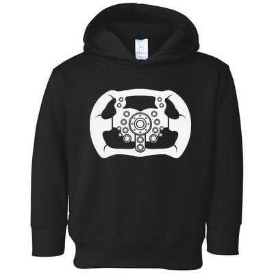 Sim Racer Gaming Car Race Simulation Sim Racing Toddler Hoodie