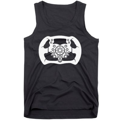 Sim Racer Gaming Car Race Simulation Sim Racing Tank Top